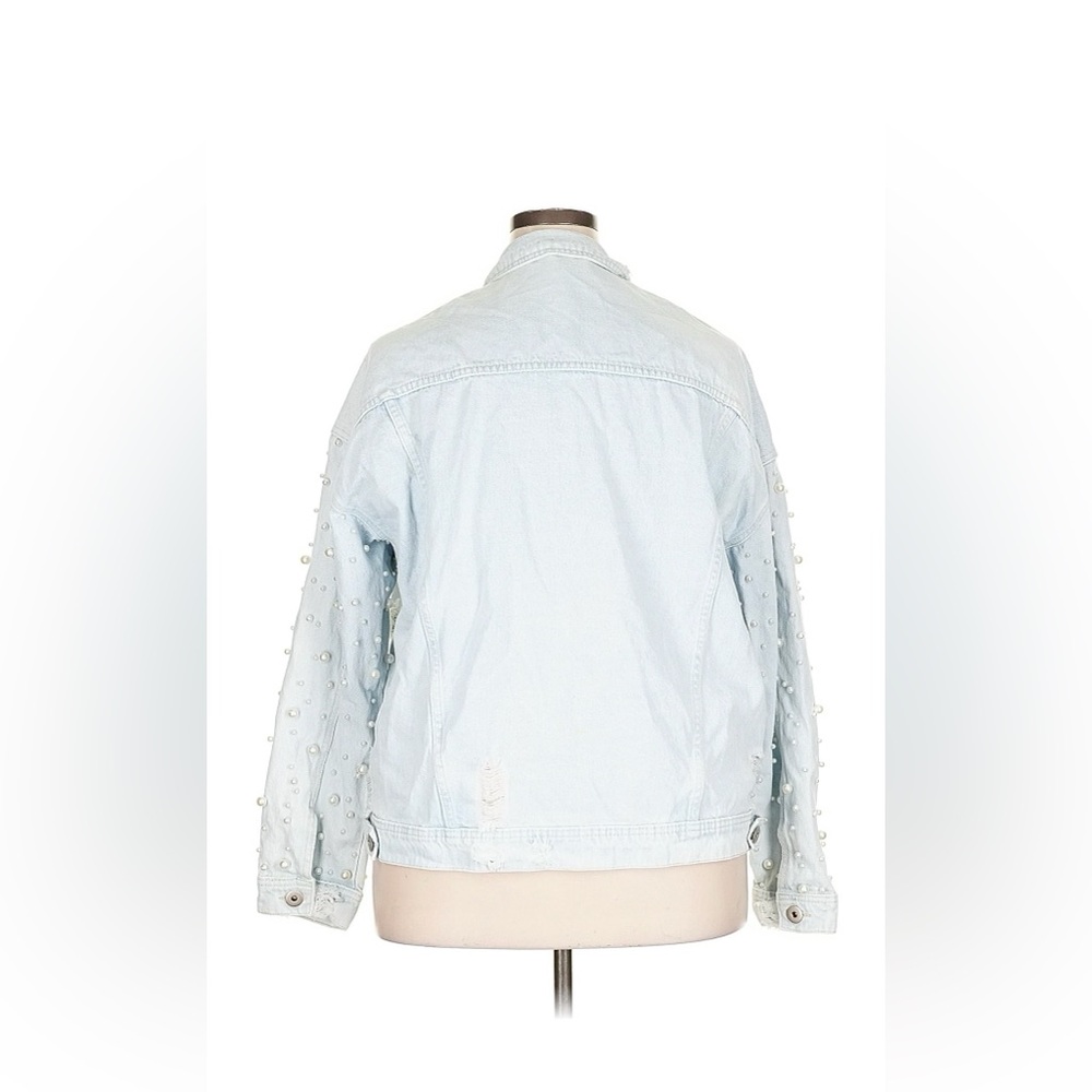 A Beautiful Soul Pearl denim jacket 3X - Picture 6 of 7
